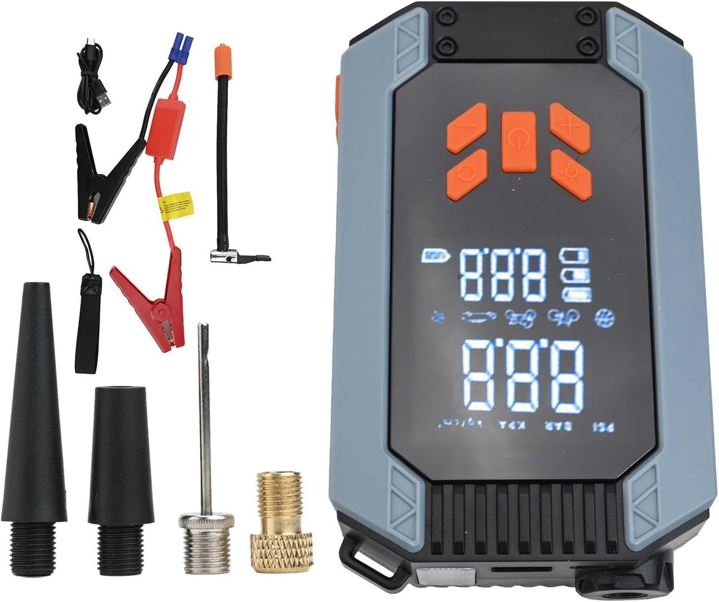 Portable 7200ACA Car Starter with Air Pump