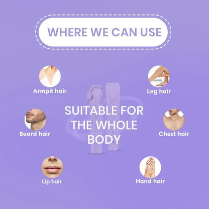 2 in 1 Women Body Shaver