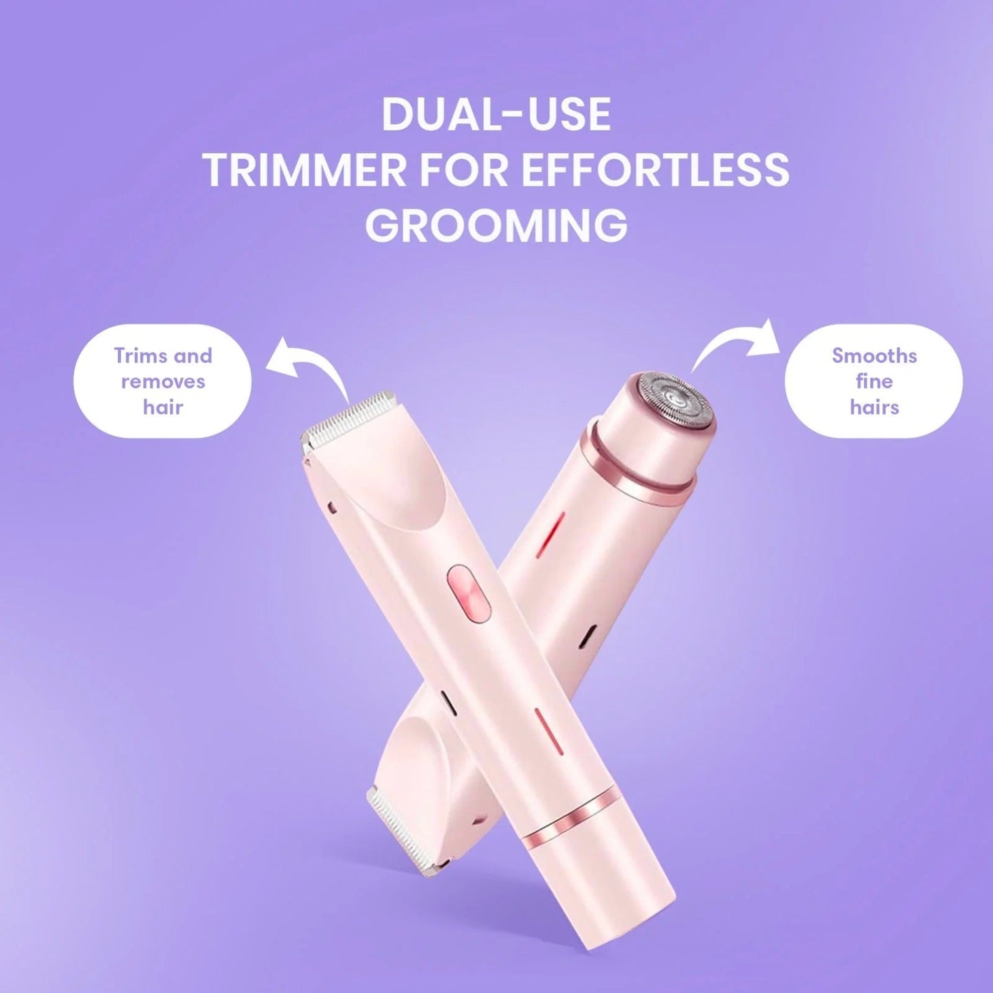 2 in 1 Women Body Shaver