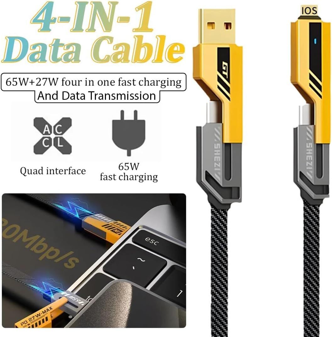 4 in 1 Car Cable
