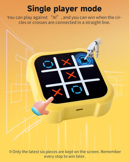 Electronic 4-in-1 Handheld Puzzle Game Console